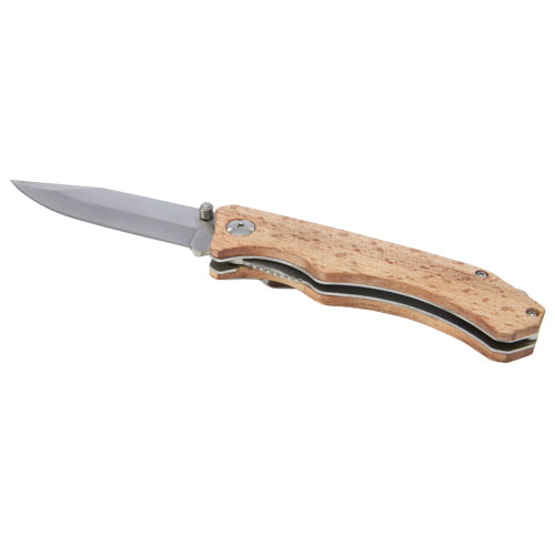 Couteau de poche Dave en bois et inox