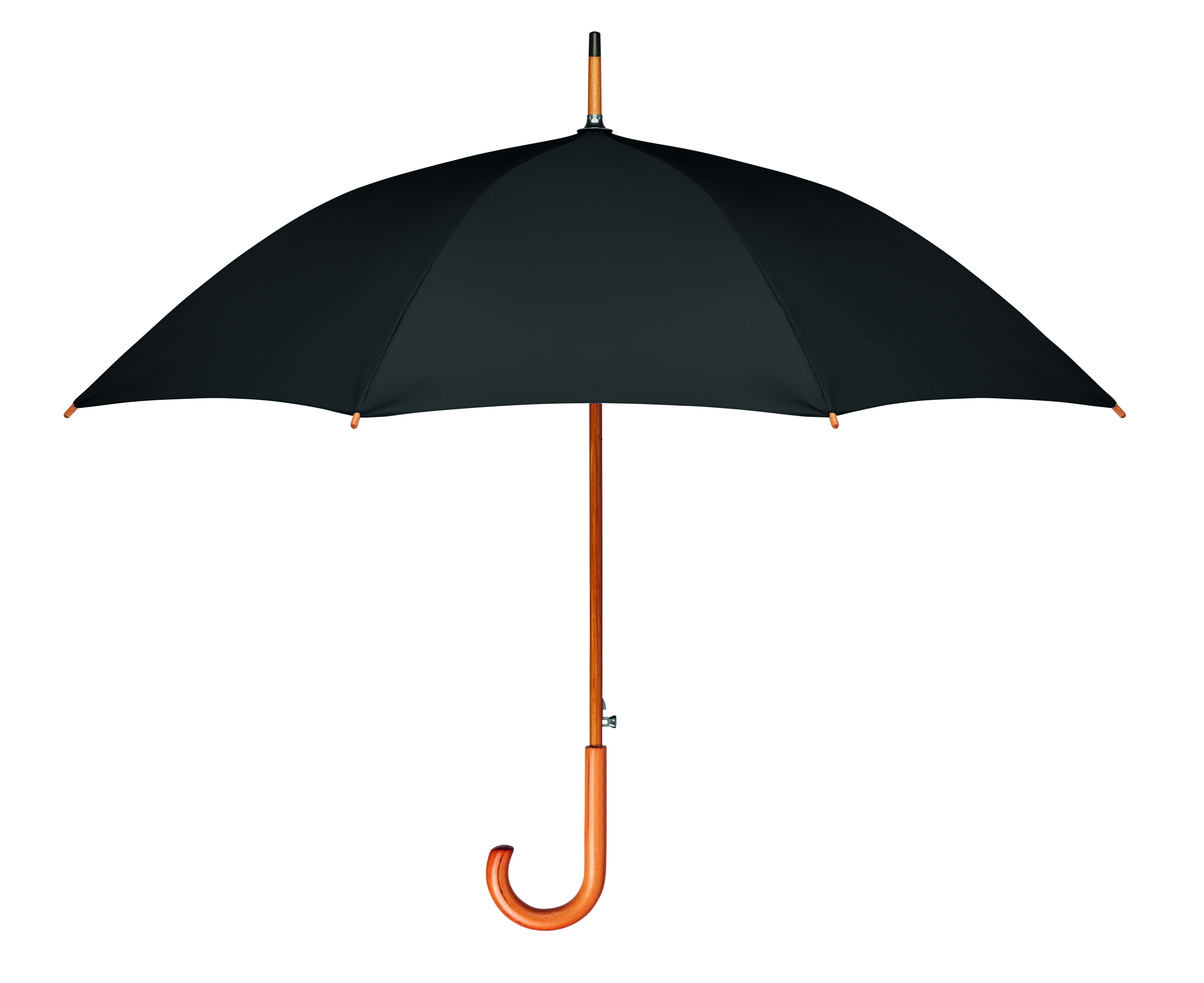 Parapluie 23,5" armature bois en polyester recyclé