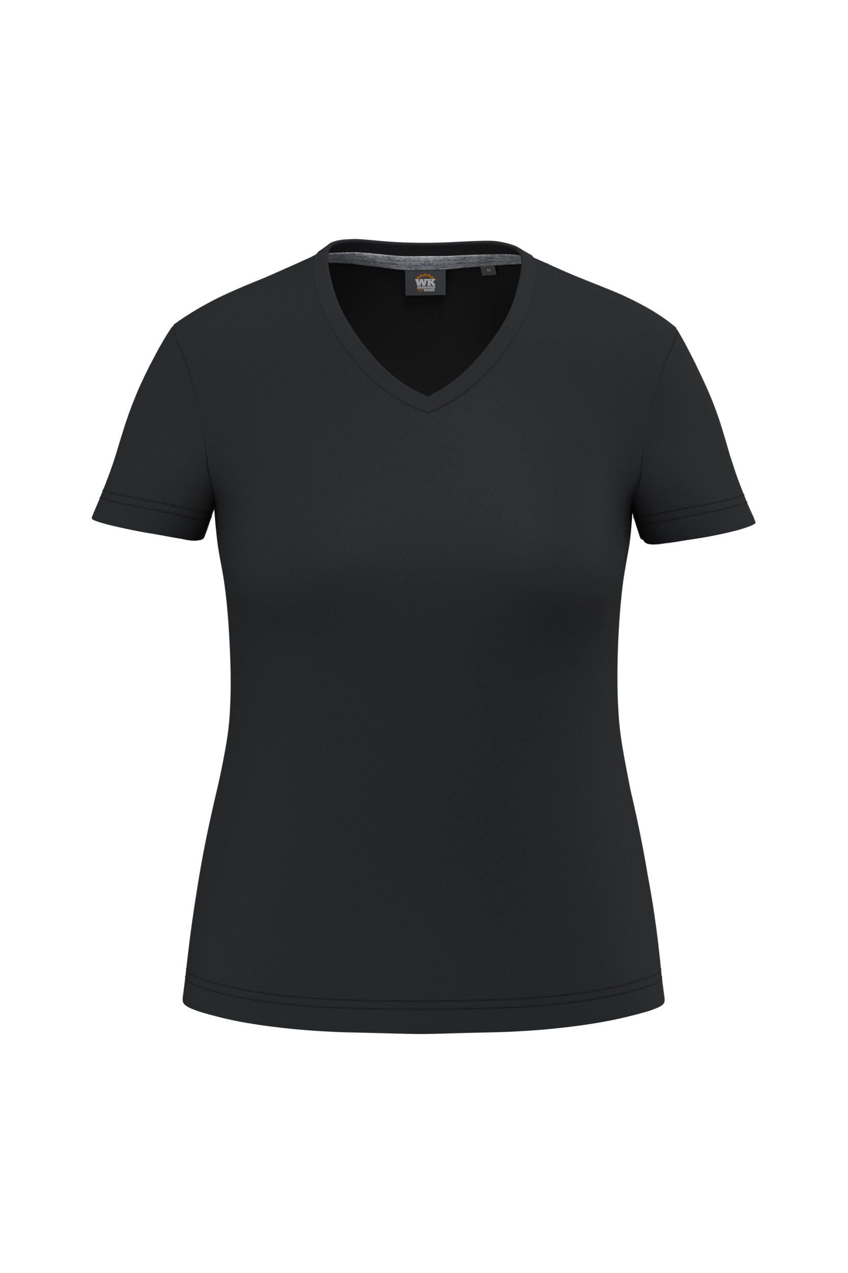 T-shirt écoresponsable col V antibactérien femme