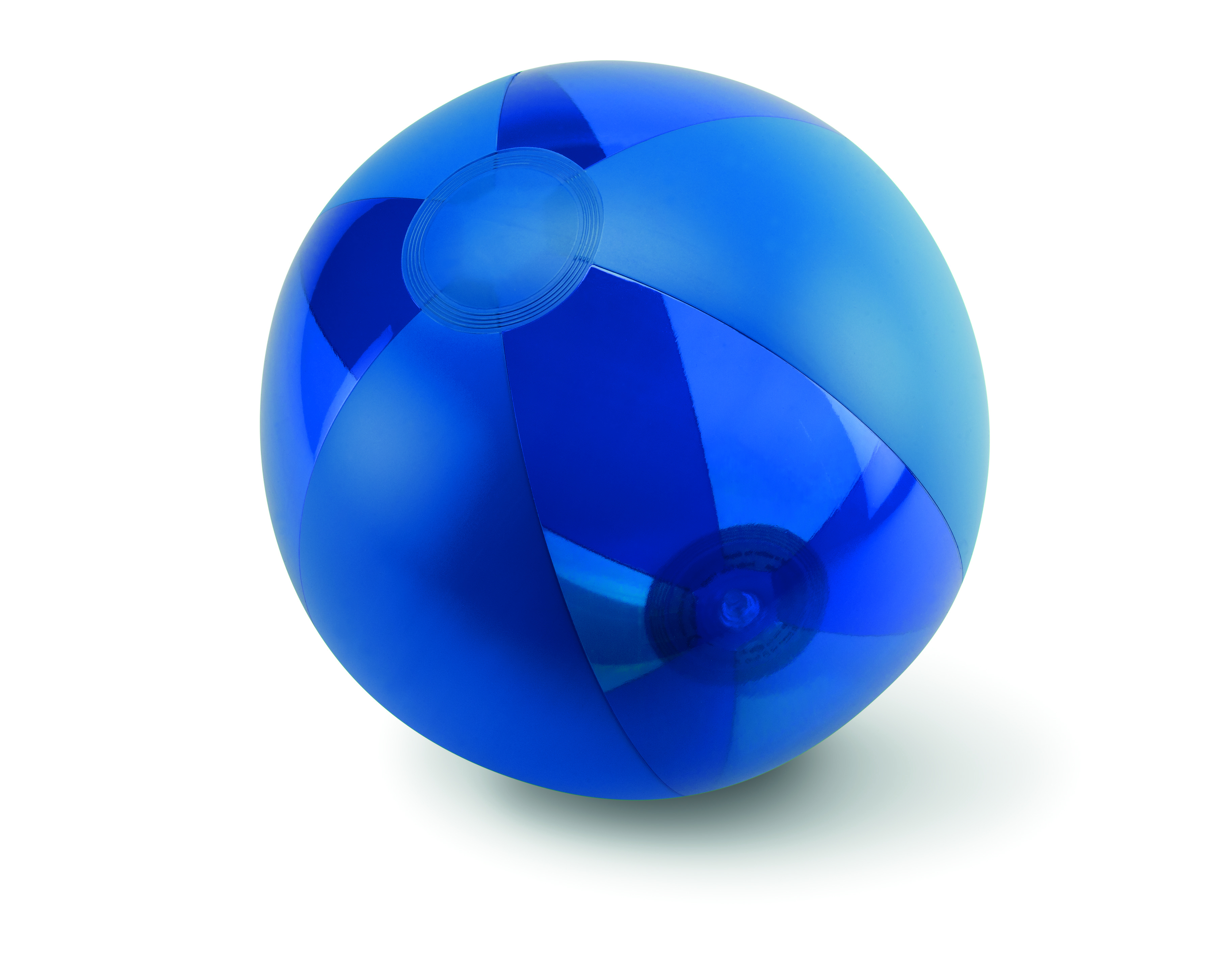 Ballon de plage gonflable Ø 24 cm transparent et opaque