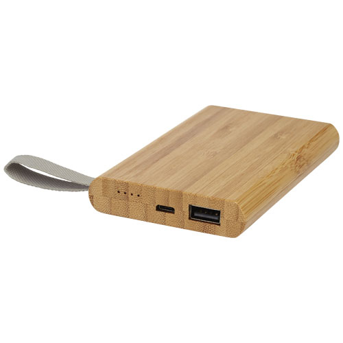 Batterie externe 5 000 mAh Tulda en bambou