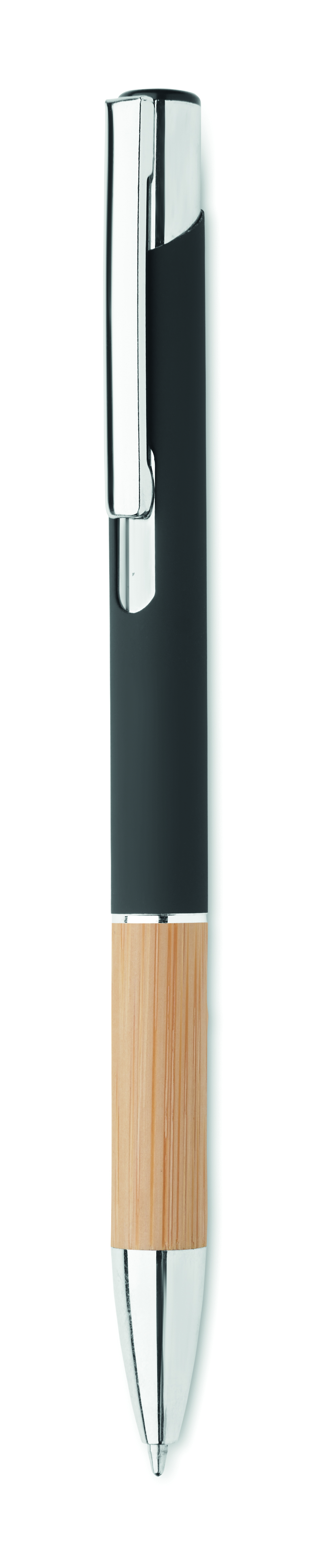 Stylo à bille grip bambou en aluminium
