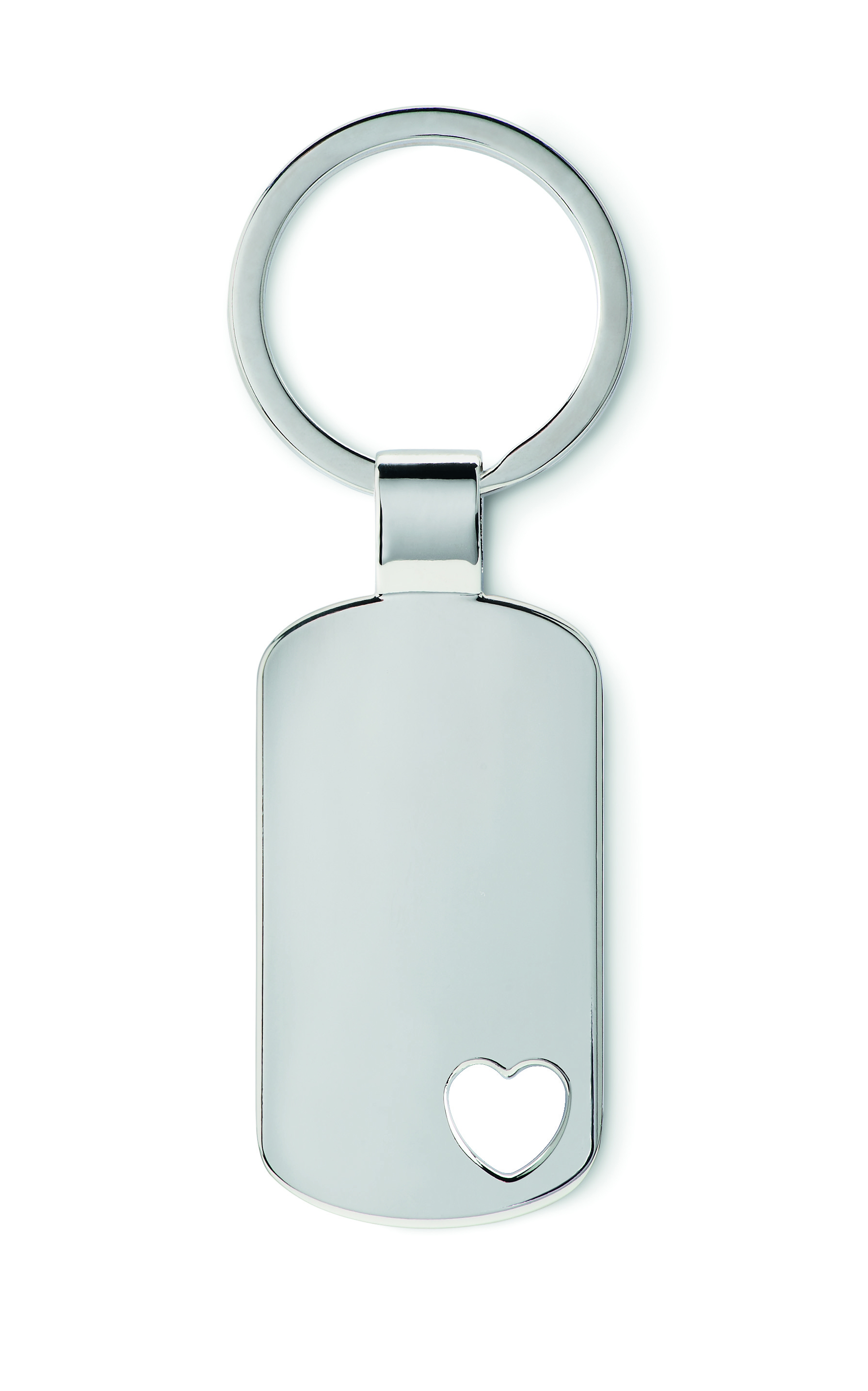 Porte-clés cœur en métal