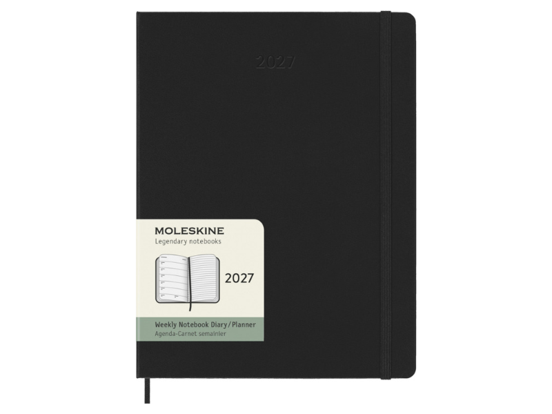 Agenda semainier XL rigide 2027 - Moleskine