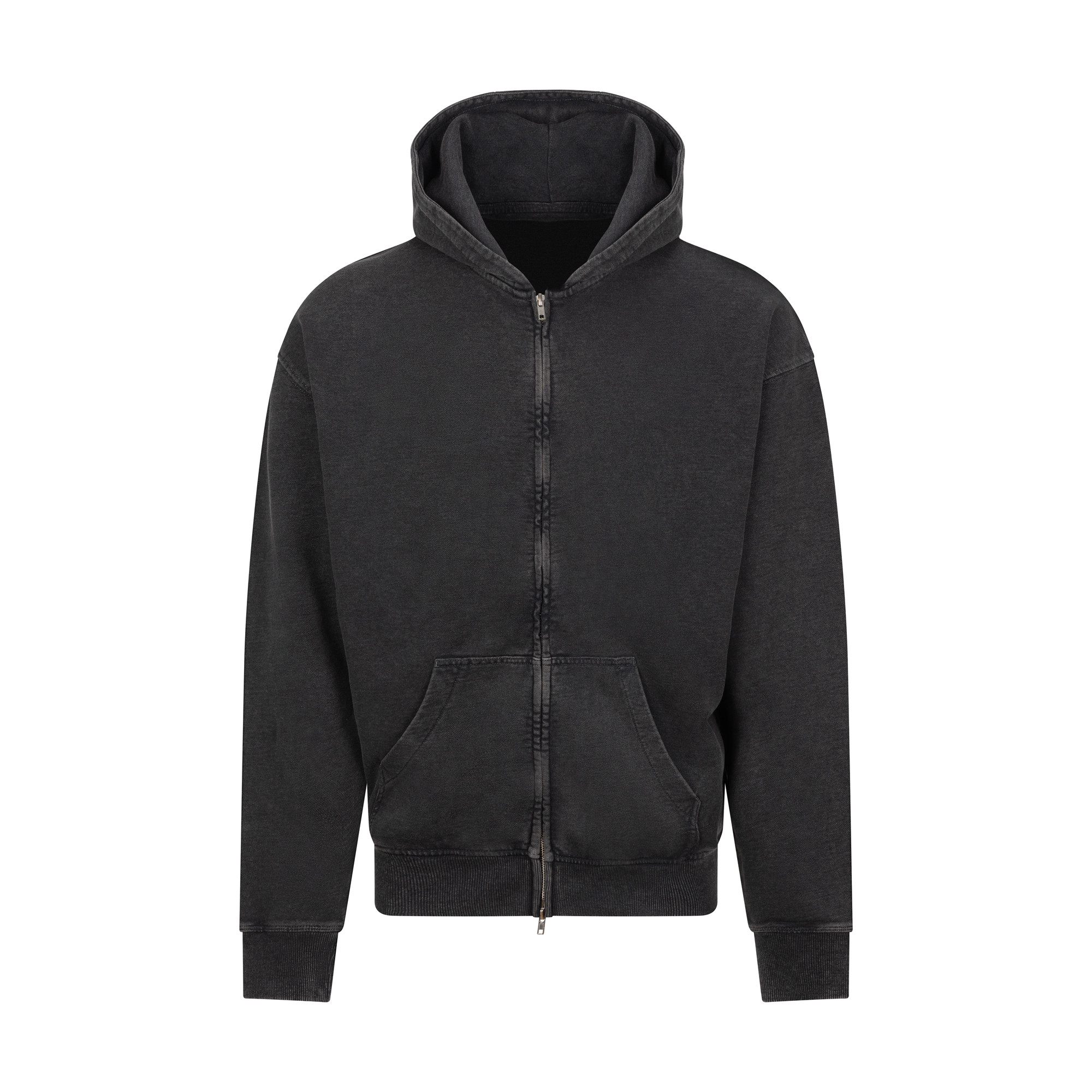 Sweat-shirt zippé à capuche vintage JH185 en polycoton