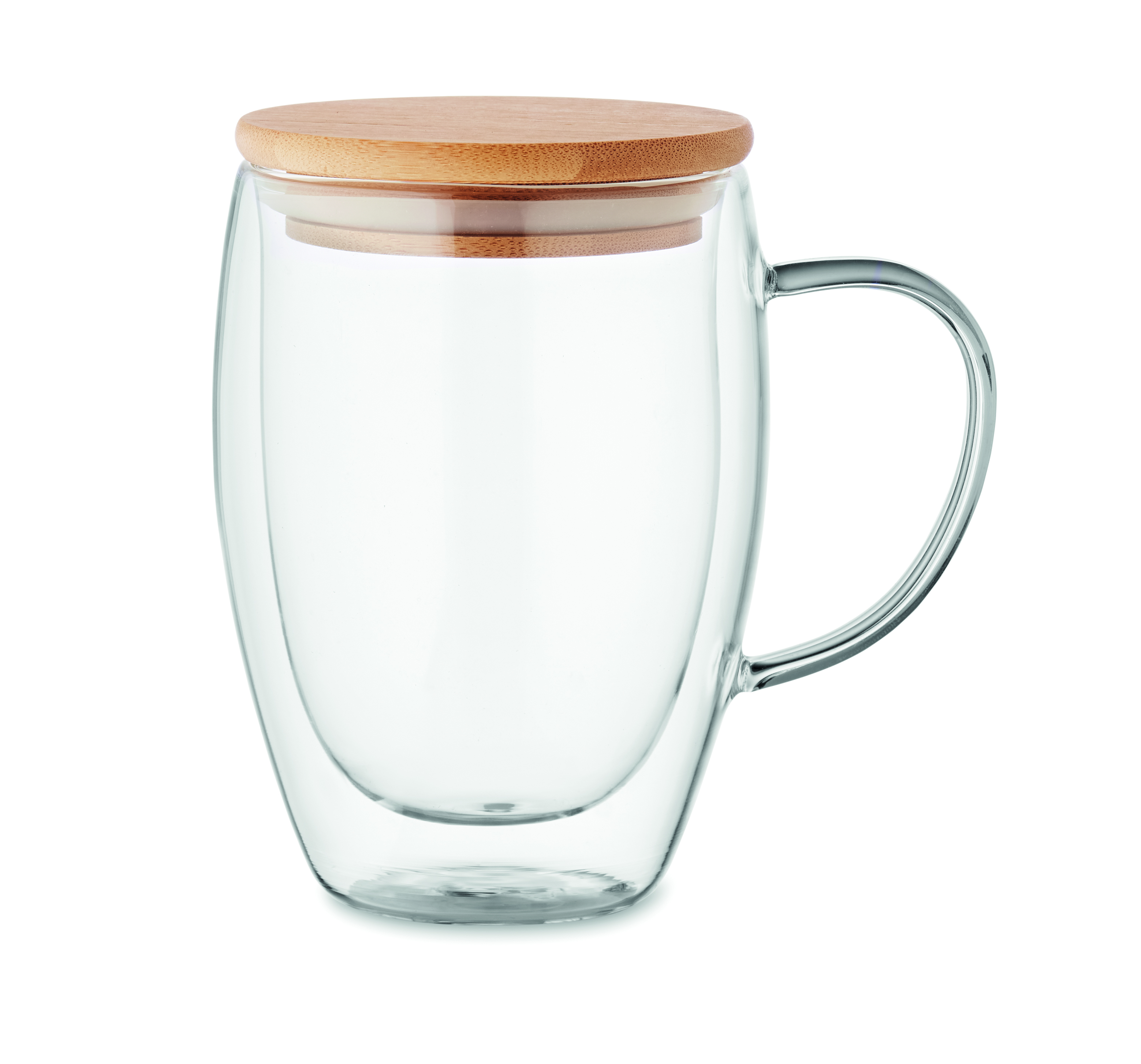 Mug double paroi 350 ml en verre borosilicate