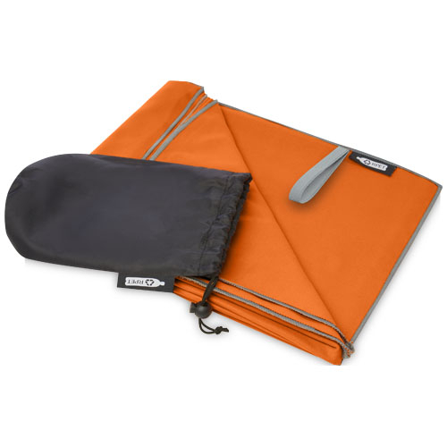 Serviette de sport Pieter en polyester recyclé - Unisexe