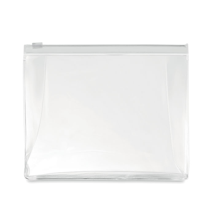 Pochette cosmétique MO9627 zippée en PVC