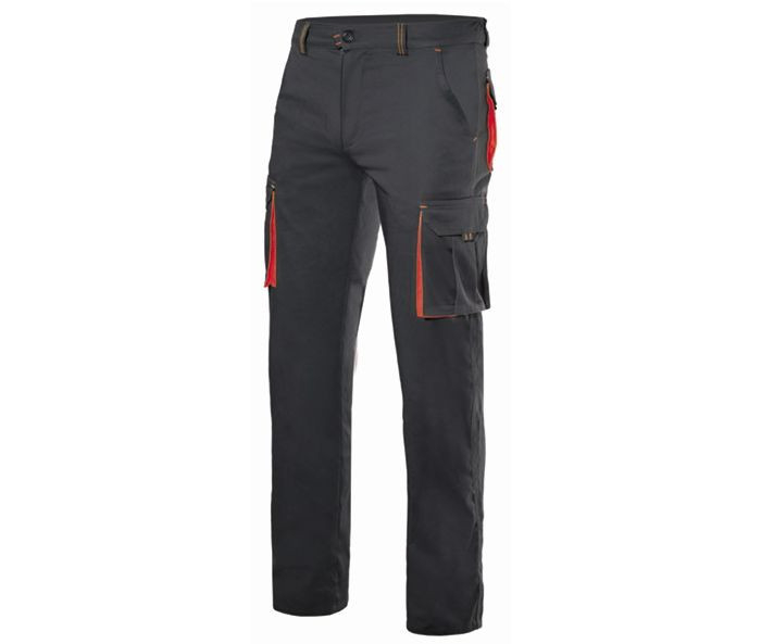 Pantalon multipoches 103024S en coton - Unisexe