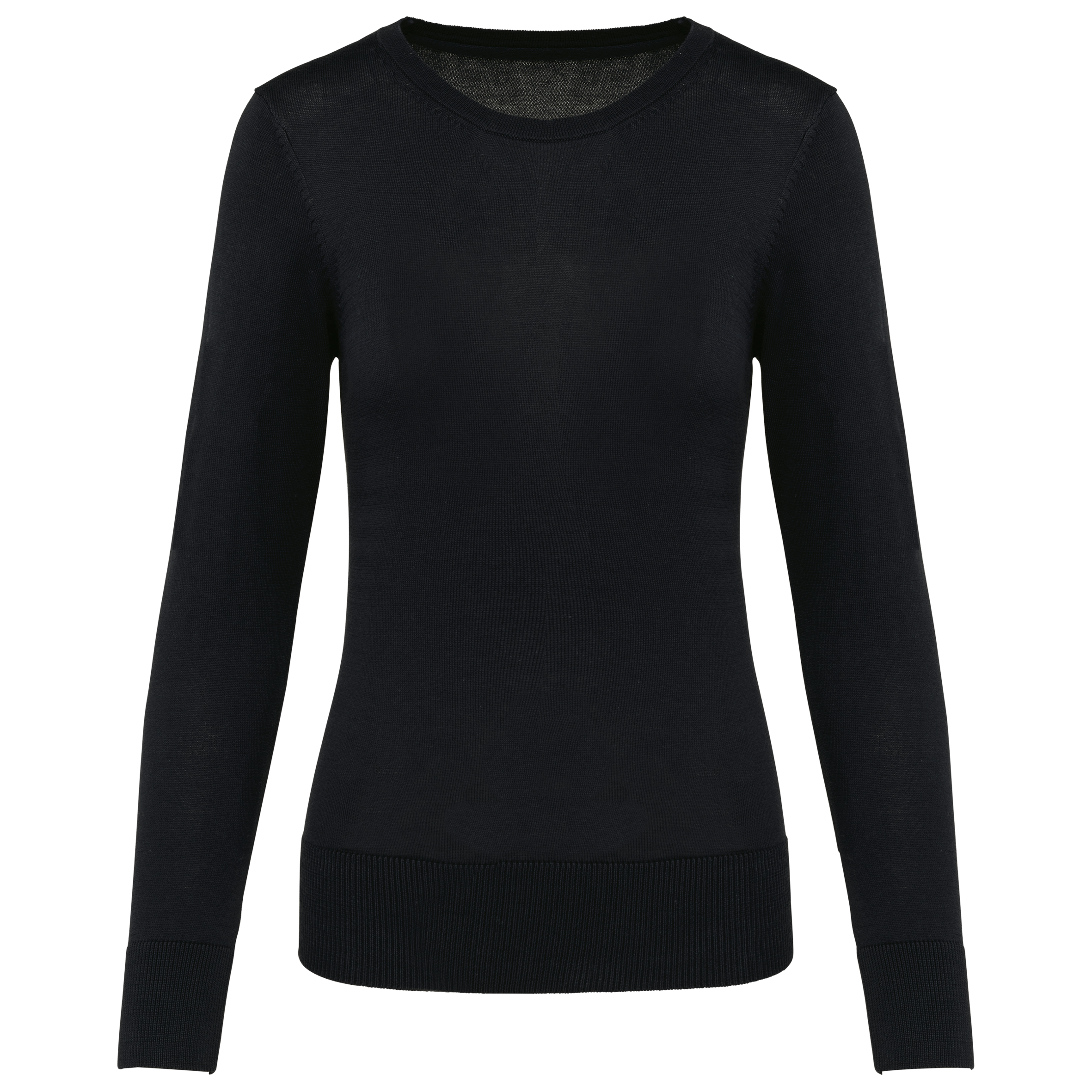 Pull col rond Supima PK901 en coton - Femme