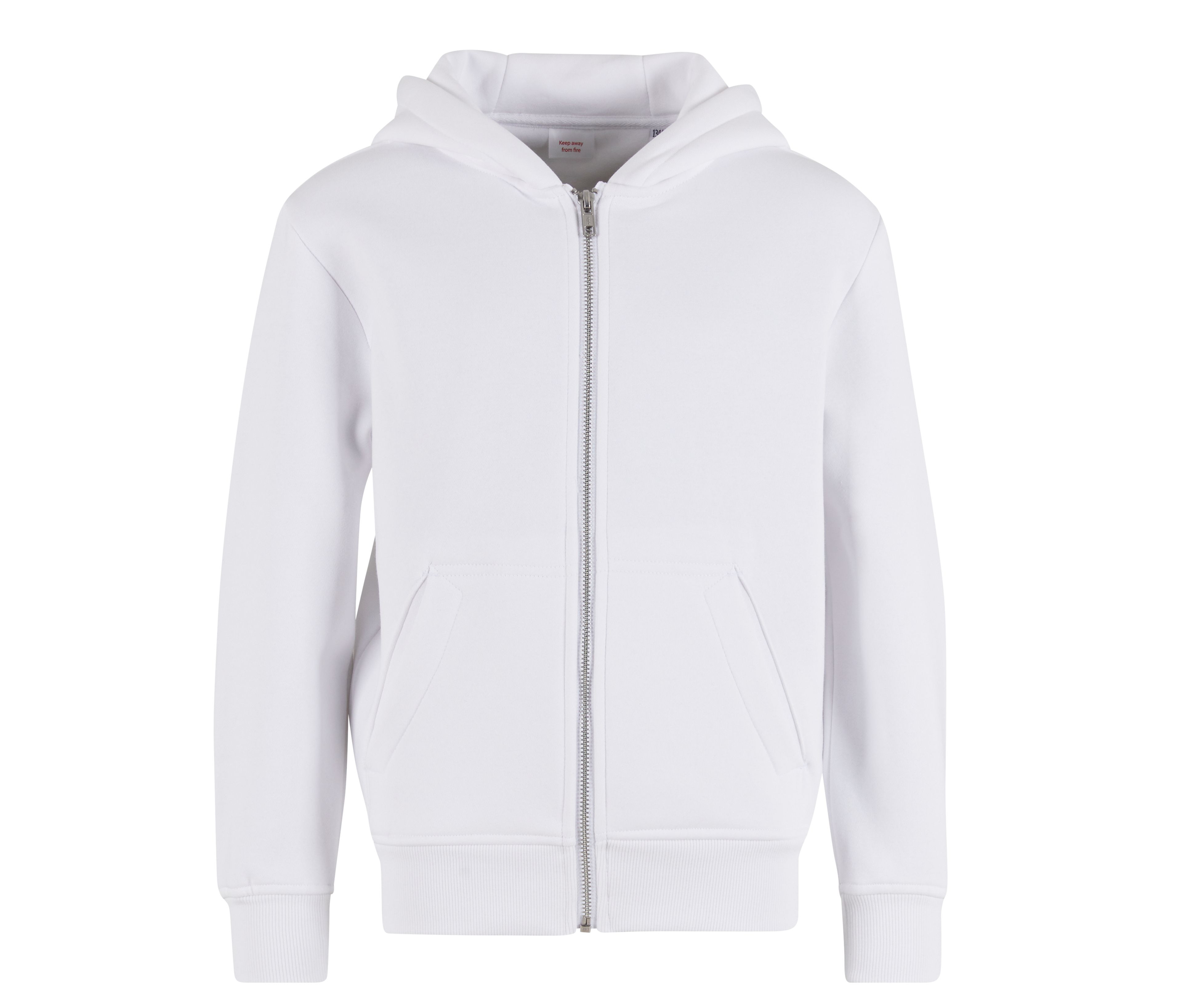 Sweat-shirt zippé oversize NMK013 en polycoton - Enfant