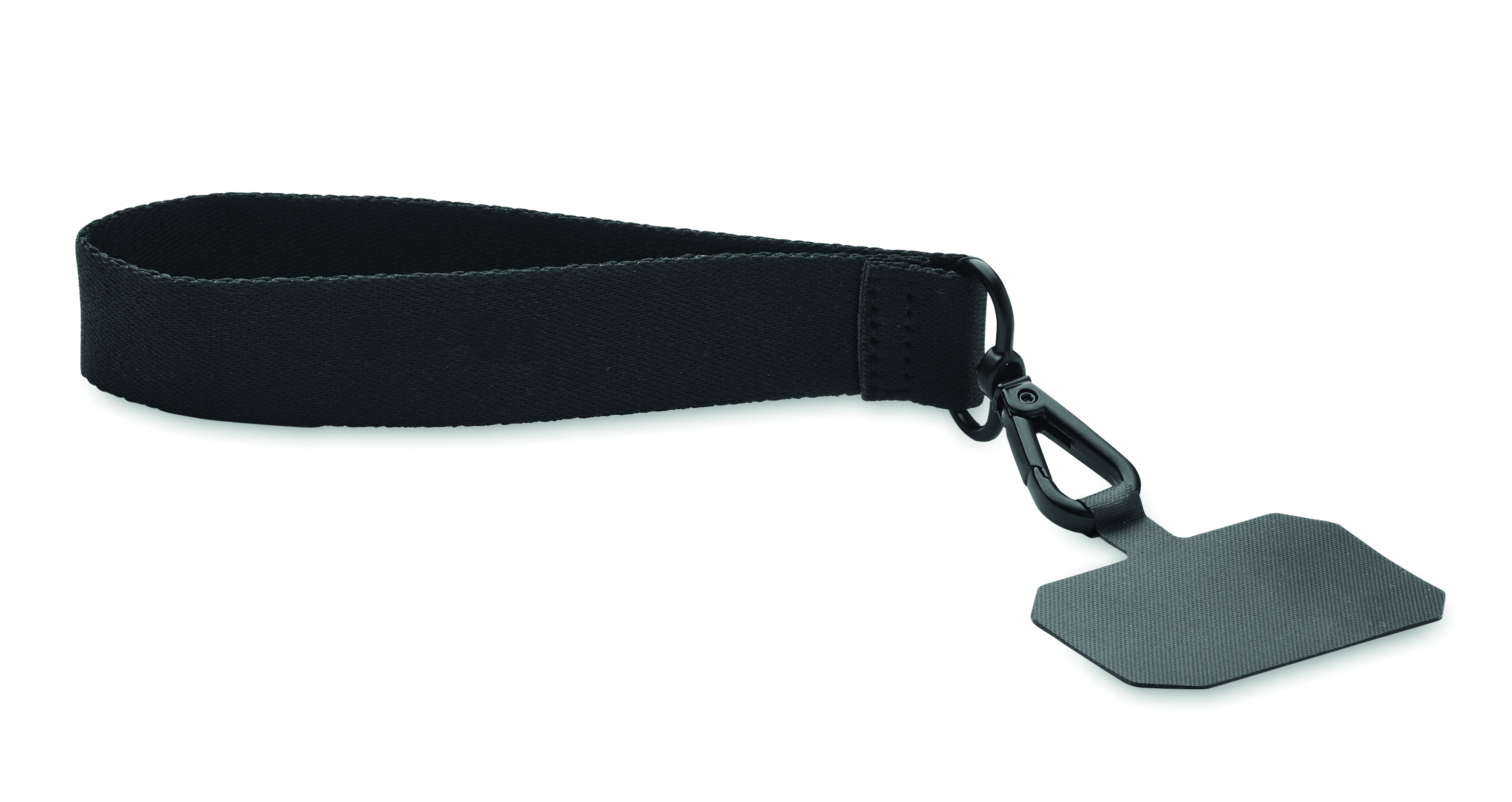 Sangle téléphone 2,5 cm avec boucle de sécurité en polyester