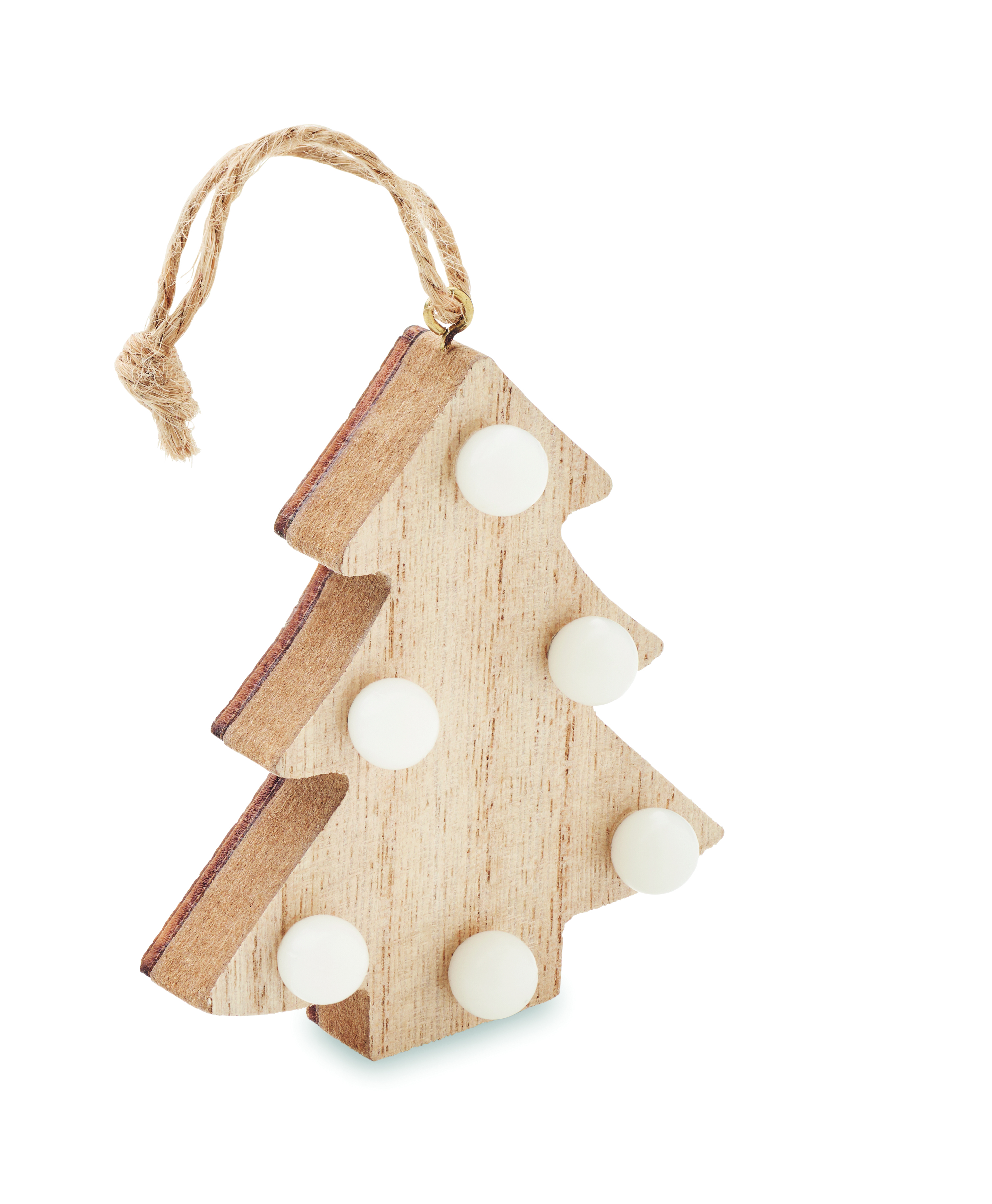 Sapin décoratif lumineux LED en bois